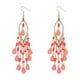thumbnail image 5 of Qarigey Pendientes bohemios de aleación, regalos para mujeres y gotas seguras para la piel, cuentas coloridas para las orejas, pendientes Melon rojo 2Conjunto, 5 of 6