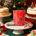 thumbnail image 4 of Christmas Icon Juice Glasses,Christmas Drinking Cups,Four Colors and Patterns,Strong and Durable Glasses Are The Great Gifts for Friends，Red, 4 of 9