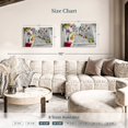 thumbnail image 3 of Elephant Stock Pop Moroccan Staircase Wall Art - Horizontal Canvas Wall Art - Living Room Wall Decor - Places Canvas - Gray And Red Decor - 36" x 24", 3 of 4
