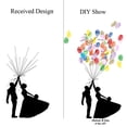 thumbnail image 2 of Fingerprint Tree, DIY Fingerprint/Thumbprint Tree Canvas Guest Signature Guestbook Poster Sign-in Book with 6 Colors Ink Pads for Wedding Birthday, 2 of 6