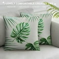 thumbnail image 3 of Fenyluxe Palm Leaf Minimalism Print Pillow Covers for Couch Home Decor Throw Pillow Cover 1PC 22x22in, 3 of 5
