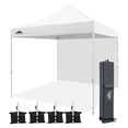 thumbnail image 6 of EAGLE PEAK 10' x 10' Pop-up and Instant Outdoor Commercial Canopy with one Sidewall,White, 6 of 8