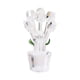 thumbnail image 1 of Figuras de rosas de cristal, regalo de rosas, ramos de flores, adorno para Navidad para mujeres claro, 1 of 9