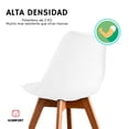 thumbnail image 3 of Set De 4 Sillas De Comedor Eames Modernas Komfort Color Blanco, 3 of 5