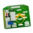 thumbnail image 1 of DYNWAVECA Baseball Coaches Board, Baseball Coaching Board, Carabiner Teaching Assistant Double Sided Baseball Lineup Board for Practice, 1 of 9