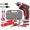 Red, variant on 35pc Blue Tool Kit with 3.6V USB Electric Screwdriver and Drill set. Complete General Tool Set