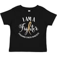 thumbnail image 3 of Inktastic I Am a Fighter- Childhood Cancer Awareness Boys or Girls Baby T-Shirt, 3 of 5
