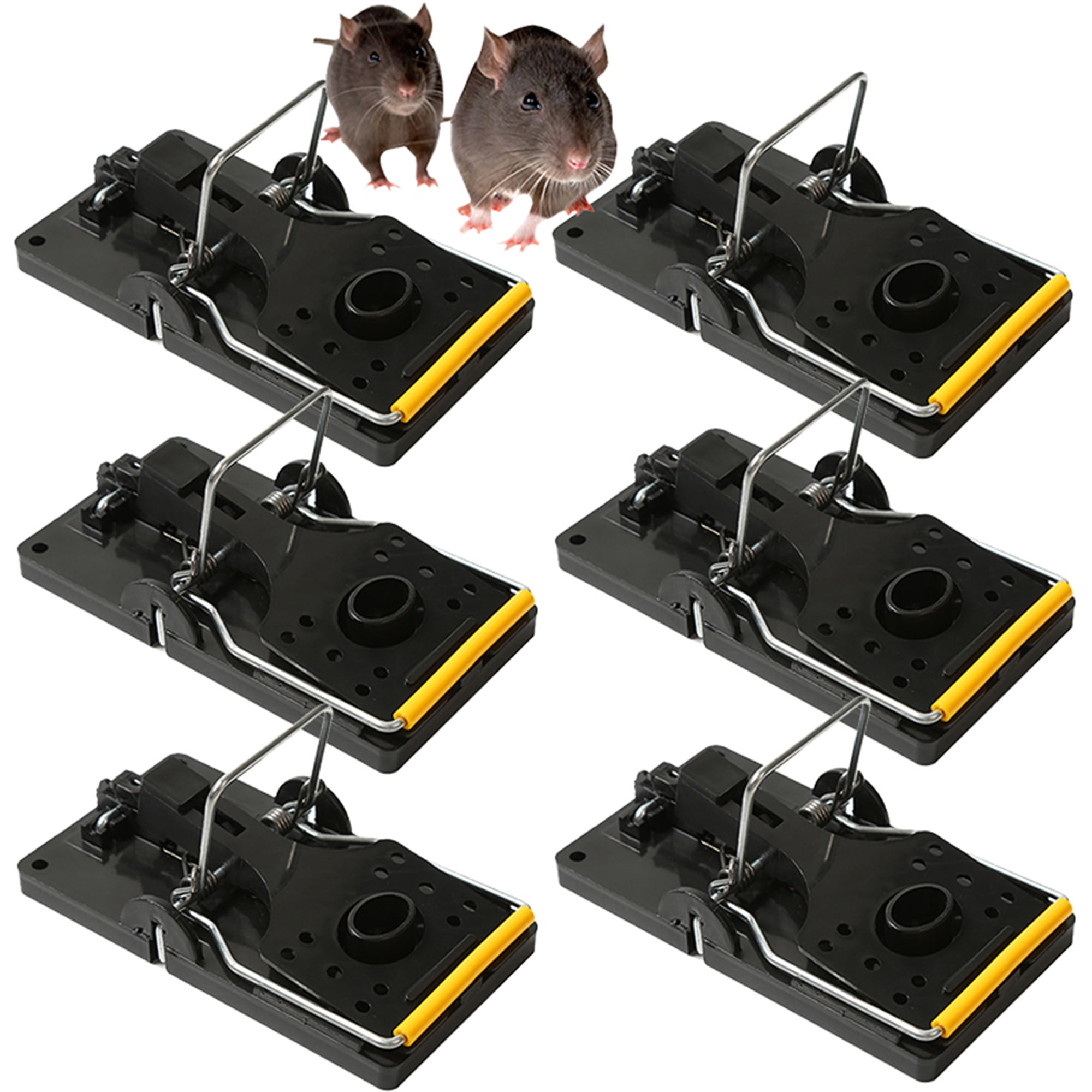 ODYSITE Rat Trap Outdoor & Rat Traps Indoor，6 Pack