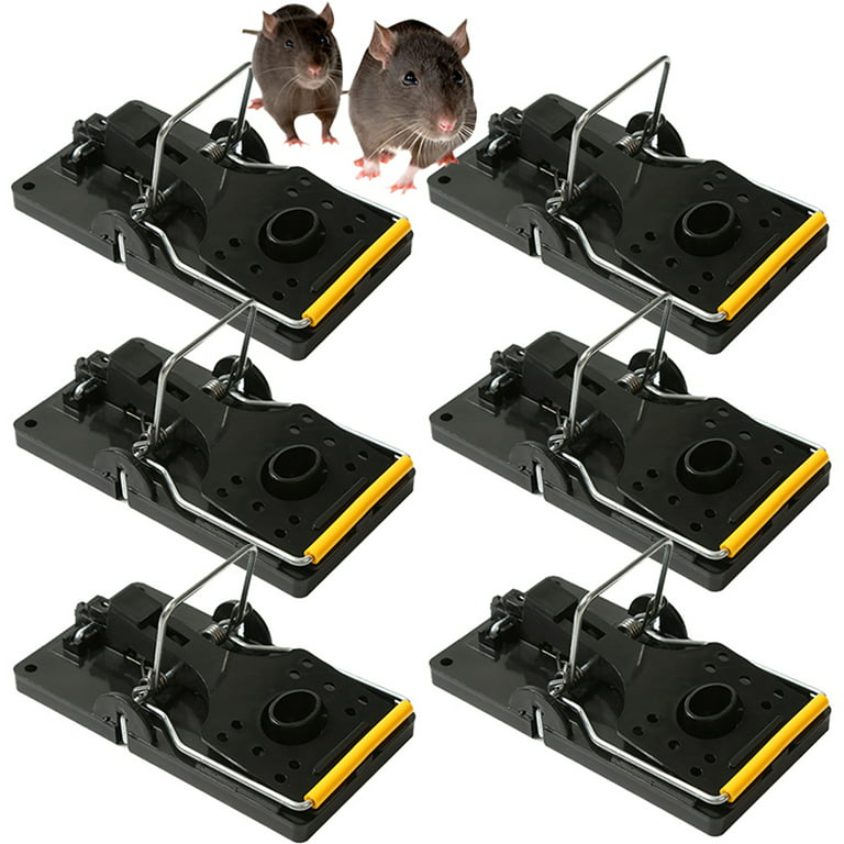 6-PACK Reusable MOUSE TRAPS Rat Trap Rodent Snap Trap Mice Trap Catcher  Killer 