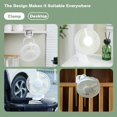 thumbnail image 2 of HLONK 6 Inch Rotating Oscillating Head Small Fan  Desktop Clip Fan  Built-in LED Night Light  Adjustable Wind Speed  Suitable for Camping  Outdoor Travelling or When Power Outage Occurs, 2 of 5