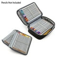 thumbnail image 7 of 72-Slot Artist Pencil Roll Organizer with Carry Handle & Detachable Shoulder Strap Multi-Pocket Storage for Drawing Tools, 7 of 7