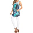thumbnail image 2 of Womens Sleeveless A-line Tank Tunic Top, 2 of 3