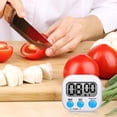 thumbnail image 4 of ZOUYUE 1 Pack Kitchen Timer for Cooking (Battery Included), Magnetic Digital Timers Loud Alarm Kitchen Timers for Cooking, Upgrade Silent Classroom Timer for Kids, Back Stand for Visual Timer(White), 4 of 7