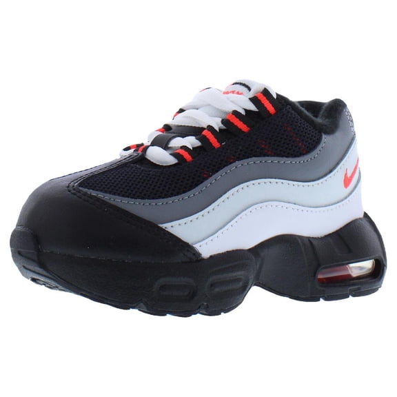 Nike Air Max 95 Recraft Infant/Toddler Shoes Size 4, Color: White/Infrared 23