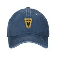 thumbnail image 1 of ZICANCN Arrow Symbol Adjustable Baseball Cap Women, Hats for Men Adult Washed Cotton Denim Baseball Caps Fashion Navy Blue, 1 of 8