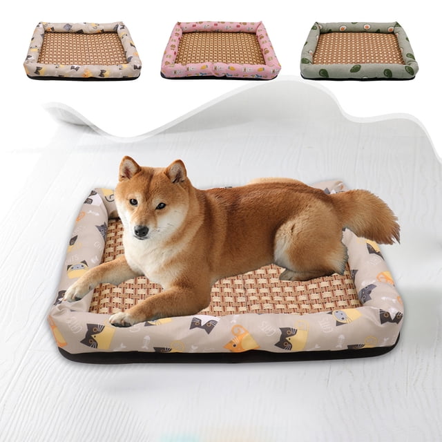 Cojín Refrigerante para Mascotas, Ideal para Todas Las Estaciones. Material: Tela Verde. Medidas: 40 X 30 X 3 Cm. Portátil y Fácil de Limpiar. Peso: 150 G. Referencia: Wxh250710001Gn