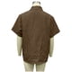 thumbnail image 3 of Blusa y camisa de manga corta con cuello vuelto para hombre, color liso, manga corta, solapa, informal, con botones, blusa para hombre, 3 of 4