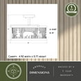 thumbnail image 5 of Kodiak 16-in W Black and Teak Rustic Semi Flush Mount Ceiling Light Bear and Tree Motif, 5 of 13