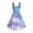 Light Blue#2, variant on Women's Summer Sleeveless Bodycon Midi Dress, Neon Tropical Print Round Neck Dress Plus Size S-4XL Casual Party Beach Dress