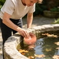 thumbnail image 4 of Tong Copper Disc Bird Bath For Bird Feeders Brass Water Basin Cleaning Disk For Outdoor Bird Bath Bird Feeders For Outdoor Use Copper Bird Bath Cleaner With Protective Coating, 4 of 6