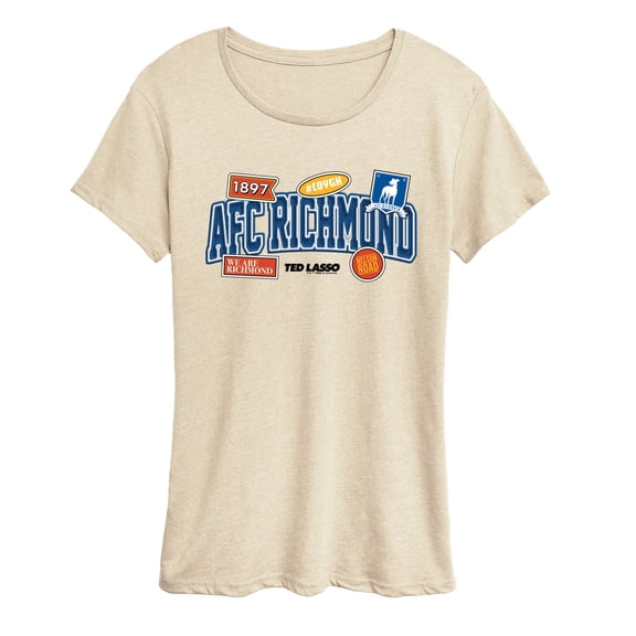 Ted Lasso - AFC Richmond Patch - Women's Short Sleeve Graphic T-Shirt