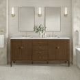thumbnail image 6 of James Martin Vanities 485-V72-3Car Myrrin 72" Double Basin Wood Vanity Set - Mid-Century, 6 of 7