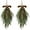 Khaki, variant on AHeartcove 2 Pack Christmas Greenery Cedar Teardrop Swag with Velvet Ribbon Bow and Rustic Vintage Bells - Artificial Swag Wreath for Tree Outdoor Front Door Farmhouse Home Wall Mantle Decor(Khaki)