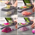 thumbnail image 6 of 16 in 1 Multifunctional Vegetable Chopper Manual Food Chopper Vegetable Slicer Dicer Mandoline Vegetable Cutter Kitchen Utensils, 6 of 7