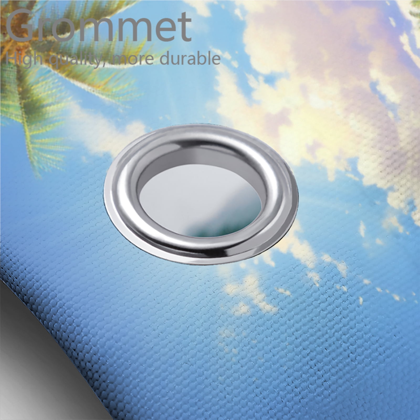 Beach 4 Pieces Shower Curtain Set with Non-Slip Rug Ocean Sunset Scenic Blue Sky Seaside Landscape with Non-Slip Rugs Toilet Lid Cover and Bath Mat Bathroom Decor Set, 72x72 Inch