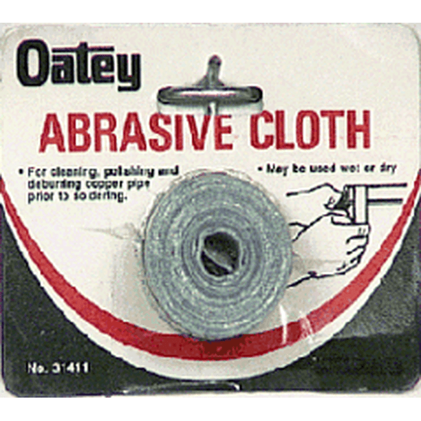 Oatey Scs 31315 1. 5 inch x 2 yd. 120 Grit Plumbers Abrasive Sand Cloth