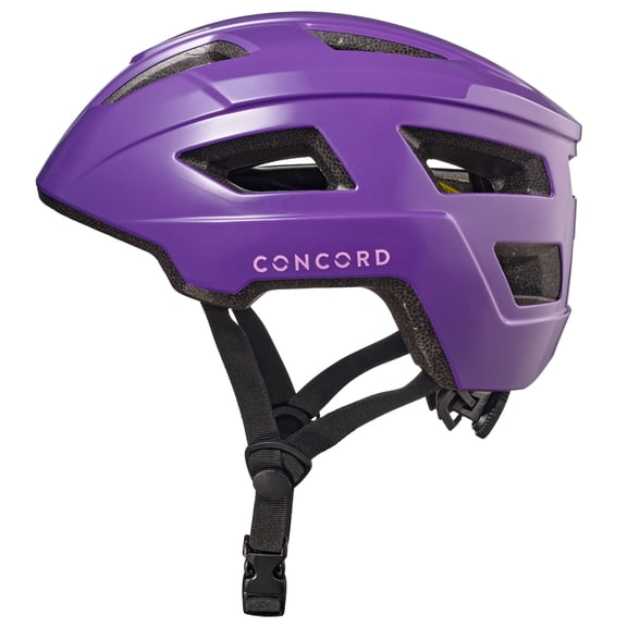 Concord Toddler Bike Helmet, Purple, Size XS, Ages 3 , Adjustable Fit, 15 Vents