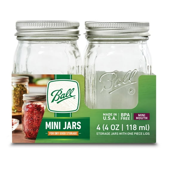 Ball 4 oz Mini Jars, 4 Count
