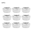 thumbnail image 1 of Yazoeia 50pcs Steel Nylon Insert Locknut Assortment Vehicle Furniture Fasteners Kit (M6) GY228-48101, 1 of 8