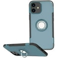 thumbnail image 1 of Mignova for iPhone 12 5.4 Inch Case, Anti-Scratch Shockproof Case 360 Degree Rotation Finger Ring Holder Kickstand [Work with Magnetic Car Mount] for iPhone 12 5.4 Inch 2020 Released(Navy), 1 of 7