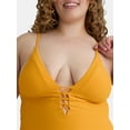 thumbnail image 5 of Jessica Simpson Women’s Lace Up One Piece Swimsuit, Sizes XS-L, 5 of 5