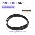 thumbnail image 2 of Uxcell 6 Pcs Turntable Belt, Folded Length 300mm Rubber Belts Replacement Machine Recorder Rubber Belt Record Player Fit for All Kinds of Belt-Driven Turntables, Width 5mm, 2 of 6