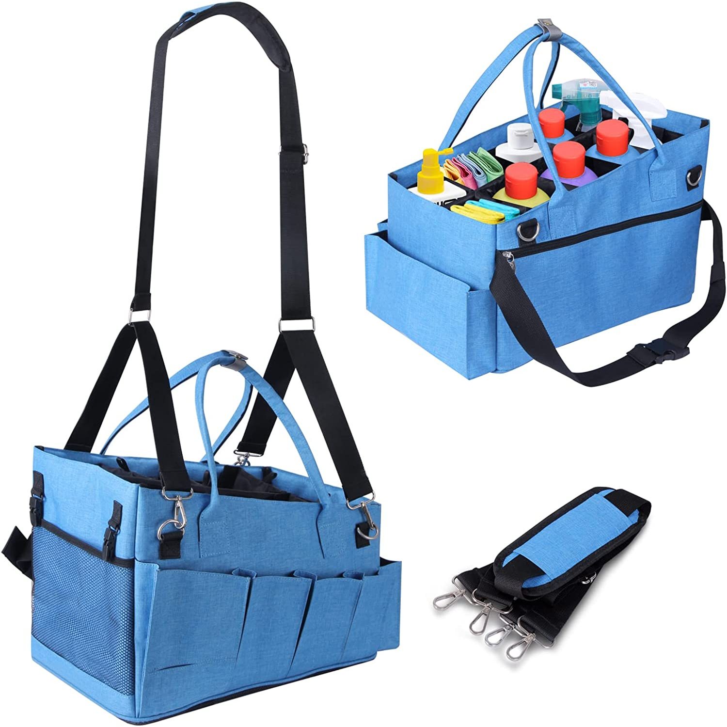 Extra-Large Wearable Cleaning Caddy Organizer with Handle,Cleaning ...