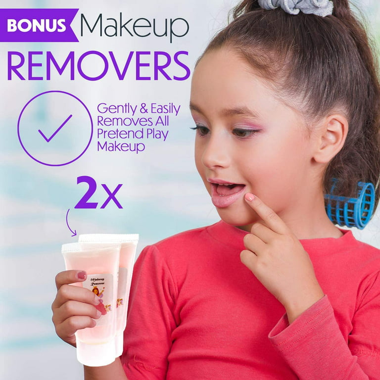 Toysical Kids Makeup Kit for Girl with Make Up Remover - Real, Washable, Non  Toxic, Princess Play Makeup Set - Ideal Birthday for Little Girls Ages 3, 4,  5, 6 Year Old Children 