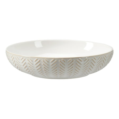 Better Homes & Gardens Modern Farmhouse 8.75" Mix & Match Geometric Pasta Bowl