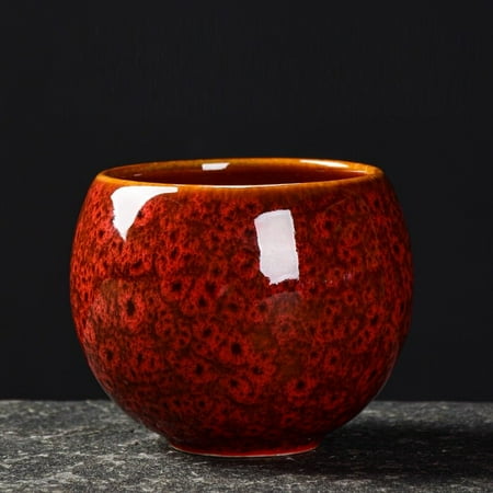 

80/120 Ml Chinese Retro Style Kiln Change Texture Handmade Ceramic Tea Cup Coffee Cup Tea Set China Porcelain