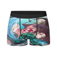 thumbnail image 3 of Ropa interior para hombre de seda de leche con diseño gráfico de Demon Slayer, bóxer para hombre, calzoncillos para hombre, calzoncillos tipo bóxer cortos, 3 of 5