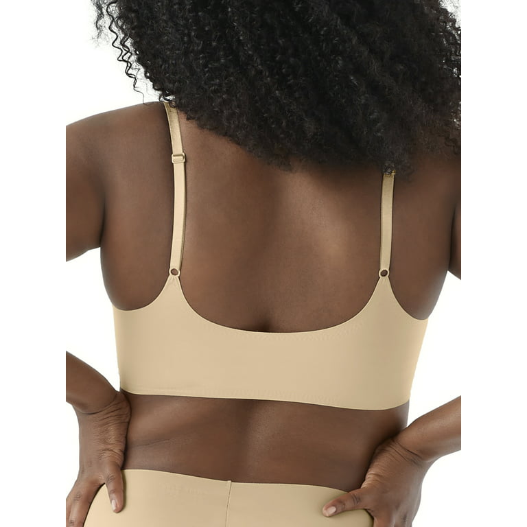 True & Co Women's True Body Scoop Neck Adjustable Strap Bra