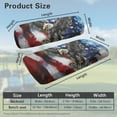 thumbnail image 3 of FUIALDOLG American Flag Eagle Print Univesal Seat Covers for Golf Cart Ezgo Ordinary Seats, Breathable Cloth Fashion Appearance Golf Cart Accessories, No Need Detaching Armrests, 3 of 8