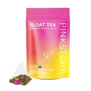 Pink Stork Bloat Tea: Organic Mixed Berry Tea for Digestive Support, Naturally Caffeinated, 30 Cups