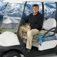 thumbnail image 3 of Yuyamidu Cute Snowman Golf Cart Seat Covers Christmas Club Car Seat Towel Blanket Fits in More 2 Person Seats Golf Carts, Blue Soft Flannel, 3 of 8