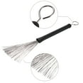 thumbnail image 5 of 1 Pair Drum Rods Sticks + Brushes Stick Set with Storage Bag for Jazz Folk Music, 5 of 5