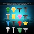 thumbnail image 2 of Door Trim Clip, Retainer Rivet Push Pin Kit Assorted Fastener Rivet Kit Bumper Retainer, For Car Body For Door, 2 of 8