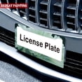 thumbnail image 4 of 2Packs License Plate Frames with Green Floral Pattern Includes Screws & Caps Full Accessories Included Size 6.3x12.2inch(16x31cm), 4 of 8
