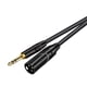 thumbnail image 2 of Cable de micrófono de audio Cable de conexión de Cable de micrófono de Audio de extensión macho a XLR macho de 6,5mm, Cable de micrófono para equipo de cámara amplificador de, 2 of 8