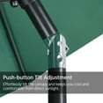 thumbnail image 6 of REKHH Patio Umbrella, 11FT Outdoor Table Market Umbrella with Push Button Tilt and Crank, Yard Umbrella with 8 Sturdy Ribs for Garden, Deck, Backyard, Pool,  Dark Green, 6 of 9